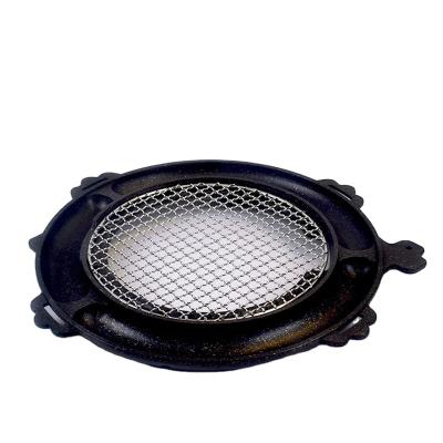 China Korean Commercial Indoor Rotisserie Rotisserie Barbecue Grill Store Equipment Non Stick Round Grill Dish Pan for sale