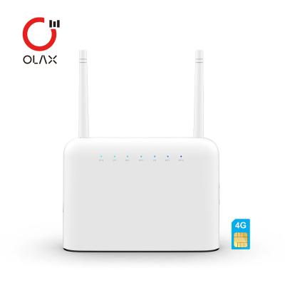 China PRO 300mbps Wifi OLAX AX7 4g Lte Router Cpe 4g Lte Modem Wifi Routers Lte Home Cpe Wifi Router With Sim Card Slot for sale