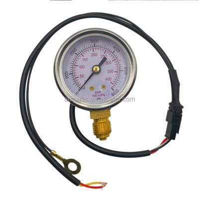 China Good quality CB03 AC signal 50mm steel case cng pressure gauge metal for vehicle pressure gauge for auto car for sale