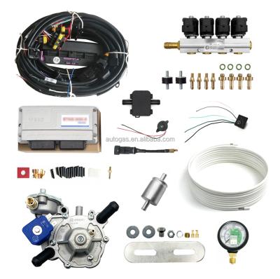 China Complete AC300 ECU lpg kit conversion kit Autogas injection system 4 plastic cylinder CNG BPL NGV LPG full motorcycle for sale