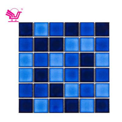 China 6mm Thickness Modern Square Mosaics 306x306mm Modern Ceramic Mosaic Kitchen Tiles for sale