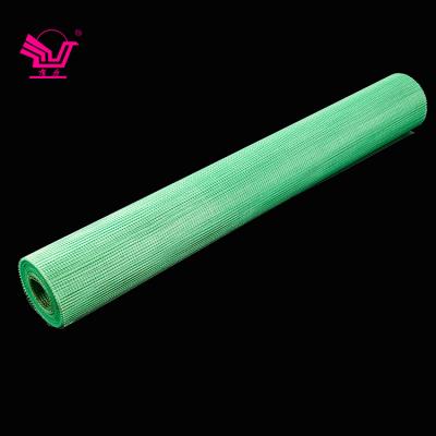 China Modern Alkali Free Green Fiberglass Mesh Interior Wall Insulation 10mm*10mm Macroporous Fiberglass Mesh for sale