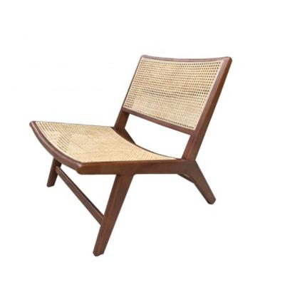 China General Rattan Leisure Lounge Chair Brown Color Rattan Bedroom Furniture Lounge Modern Design for Outdoor Relaxation for sale