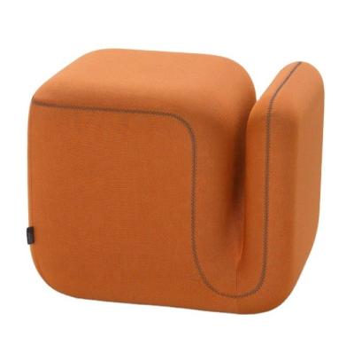 China Home Furniture Ottoman Stool with Fabric Cover OEM Service Accepted Space Saving Multi-Purpose Design for sale