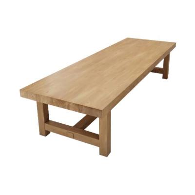 China Pine Wood Nordic Dining Table for Restaurant Solid Wooden Wedding Banquet Kitchen Wooden for sale