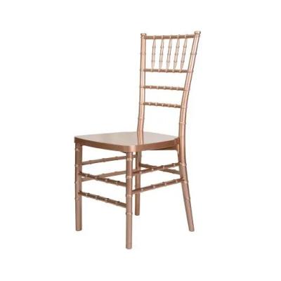 China Workshop White Wash Chiavari Chairs Wood Wedding Hotel Banquet Stackable Chair Solid Wood Dining Chair for sale