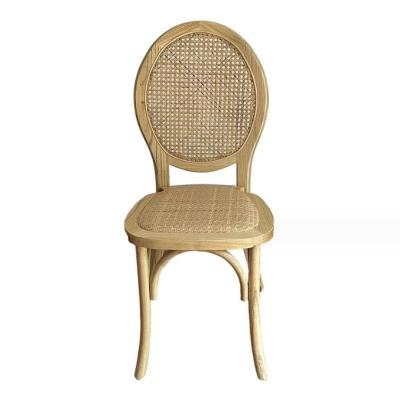 China General Home Furniture French Vintage Style Wood Dinning Chairs Fabric Wedding Chairs for Hotel for sale