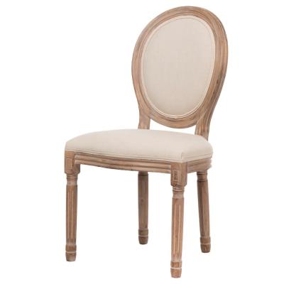 China NO Folded Louis Solid Wooden Banquet Chair for Events Nordic Wedding and Event Chair D54*W53*SH44.5*H76.5 for sale