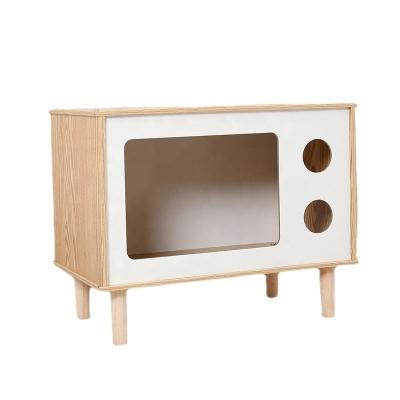 China Modern Multi-functional Wooden Pet Nest and Side Cabinet for Contemporary Living Room Furniture for sale