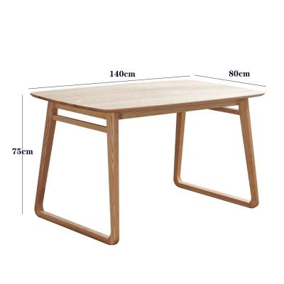 China Home Furniture Guaranteed Rectangular Wood Dining Table for Dining Room Decoration for sale