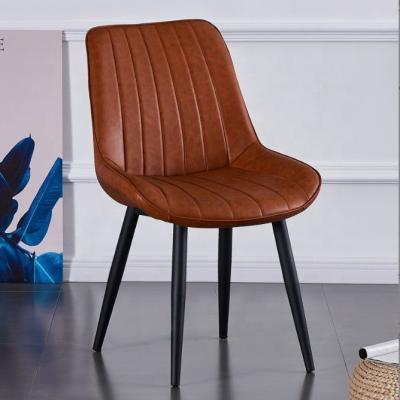 China Modern Design Style Metal Leg Leisure Chair for Home Office and Coffee Shop Dining Room for sale