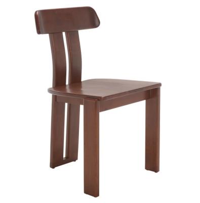 China Solid Wood Dining Chair Vintage High Back Furniture for Modern Home Collection for sale