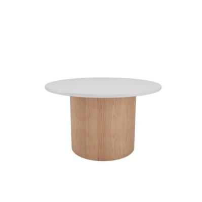 China NO Folded Round Wooden Dining Table for Modern Dining Room Living Room Furniture Home Furniture for sale