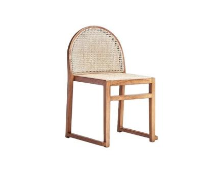 China Hotel Dining Room Furniture Modern Rattan Dining Chair for Natural Modern Restaurant for sale