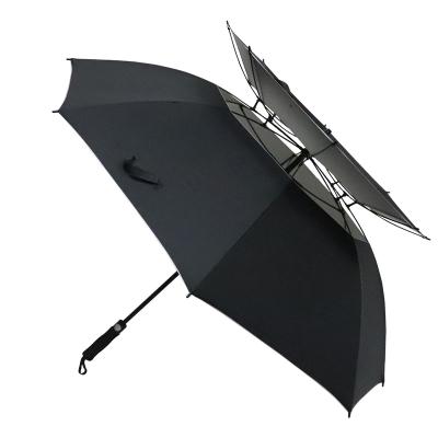 China Traditional Single Layer Double Layer Large Logo Customized Golf Umbrella for sale