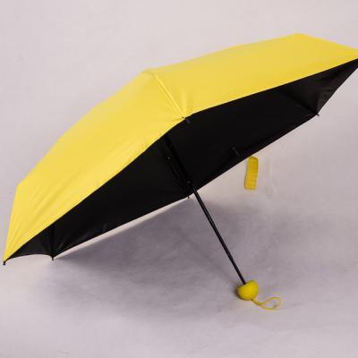 China Factory Direct Selling Minimalist Umbrella Customized Mini Umbrella Five Times UV Capsule Portable Umbrella for sale