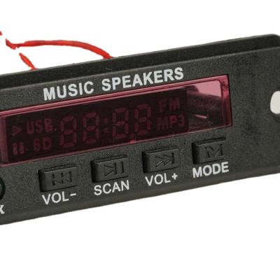 China Voice Recorder Car Kit MP3 Player Decoder Panel Color Screen FM Radio TF USB 3.5mm Audio AUX. for sale