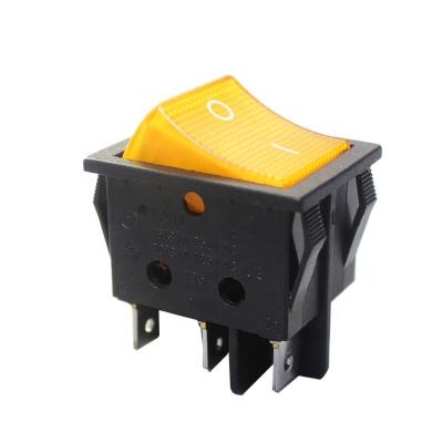 China Black Rocker Switch Kcd2 ON OFF Shell Rocker Switch 3 Pins On Off 10A 125V for sale