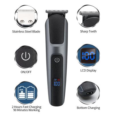 China RV Factory High Quality Professional Rechargeable Waterproof Hair Trimmer Cordless Hair Trimmer For Man for sale