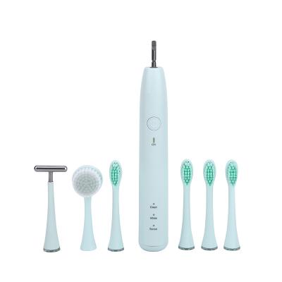 China Hot Selling Sonic Toothbrush Ultrasonic LED Soft Elektrische Radio Ultraschallzahnburste 28*28*180mm from Amazon for sale