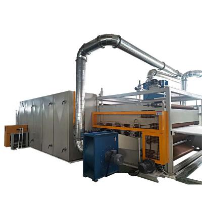 China 2020 High Production Efficiency New Product 2200mm Multifunction Nonwoven Fabric Oven Nonwoven Polyester Wadding Machine for sale