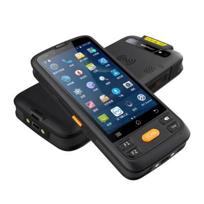 China 4G Smartphone Data Terminal PDA Smartphone With Android OS 1d 2d Barcode Scanner PDA Printer Device Kit for sale