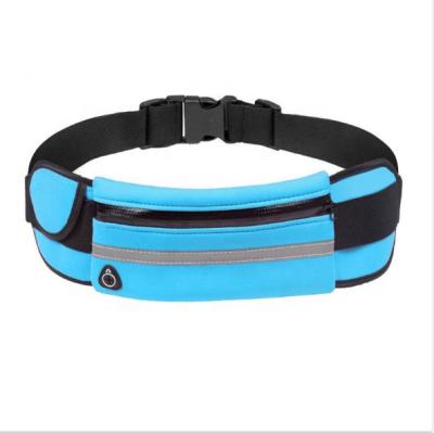 China Outdoor Neoprene Water Proof Running Waist Bag Waist Bag Waterproof Fanny Pack With Water Bottle Waterproof Hike Recycling Holder for sale