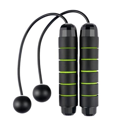 China Durable Professional Rubber Ball Jump Rope Adjustable Wireless Jump Rope Weighed Exercises Jumping Jump Rope for sale