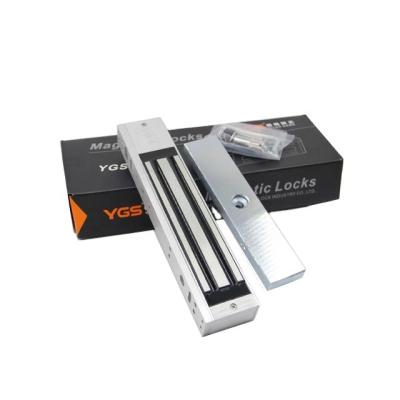 China Aluminum Alloy YGS High Security 300kg Double Doors Two Color LED Fail Safe Magnetic Electric Lock for sale