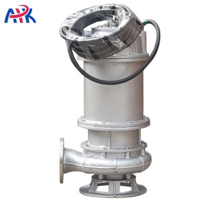 China Raw Dewatering Raw Water Intake Rain Dirty Water Treatment Pumps 50 Hp Sewage Aquarium Submersible Pump for sale