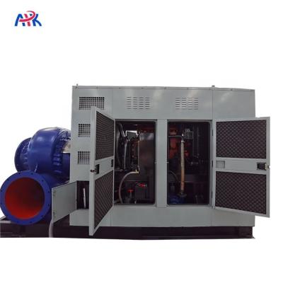 China Agriculture HW Large Capacity Diesel Engine Flow Irrigation Centrifugal Mixed Water Pump for sale