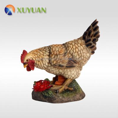 China Other Wholesales Good Quality Handcraft Animal Resin Chicken Statues Garden for sale