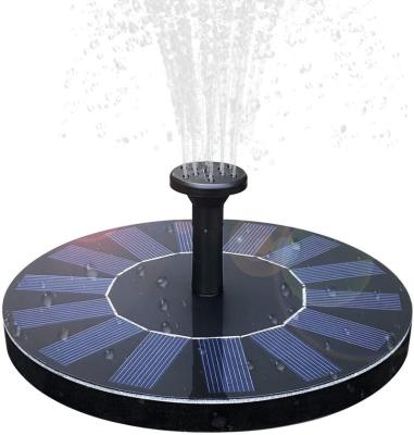 China Outdoor Stone Mini Solar Float Water Fountain for sale