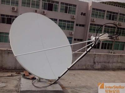 China antena de la banda del 1.8m Ku, antena de la comunicación por satélite de la estación terrestre en venta