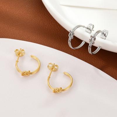 China Small news of Central Institute of Statistics earrings FASHIONABLE geometric oval earrings wind and exquisite simple cold earrings for sale