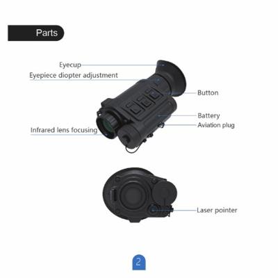 China Helmet Mounted 640 * 512 High Resolution Single Barrel Infrared Thermal Imaging zu verkaufen