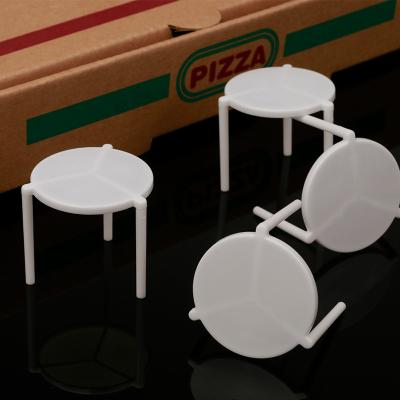 China Disposable Pizza Saver Stand 38mm White Plastic Tripod Pizza Stand Pizza Saver Stand Tripod Stack For Caterer for sale