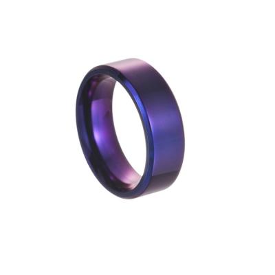 China Popular Cheap Stainless Steel Men's Environmentally Friendly Cheap Stainless Purple High Quality Ring For Men Whites for sale