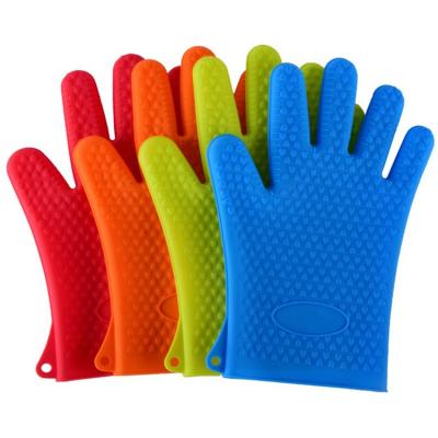 China Minimalist JinHaiYue Hot-selling 100% Silicone BBQ Grill Glove for sale