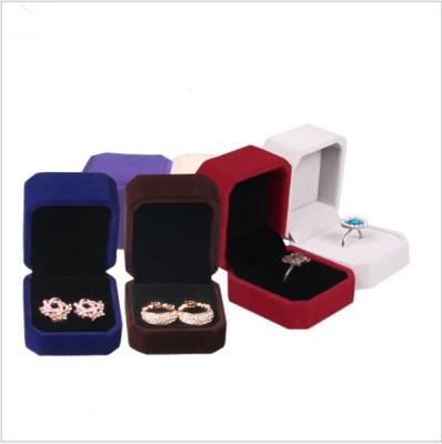 China Box For Ring Earrings Multiply Choice Colors Velvet Jewelry Box For Ring Earrings From China for sale