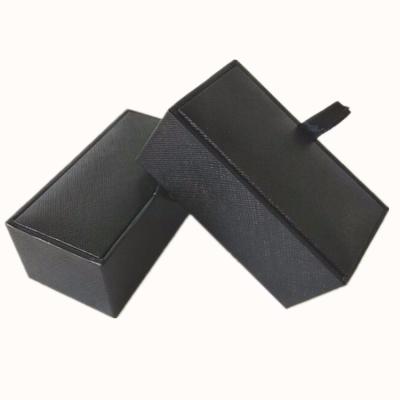 China Wholesale Black Recyclable Commercial Insurance Custom Cheap Plastic Cufflink Gift Box for sale