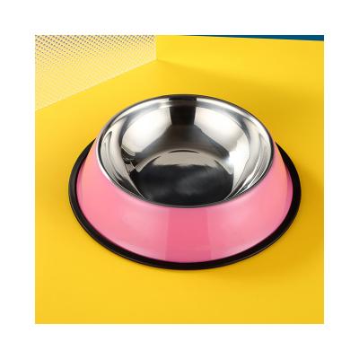 China Non-automatic Customized Size And Hot Selling Cat Bowl Stainless Steel Non-slip Pet Bowl Stainless Steel Pet Pet Bowl Hot Sale Drinking Dishes for sale