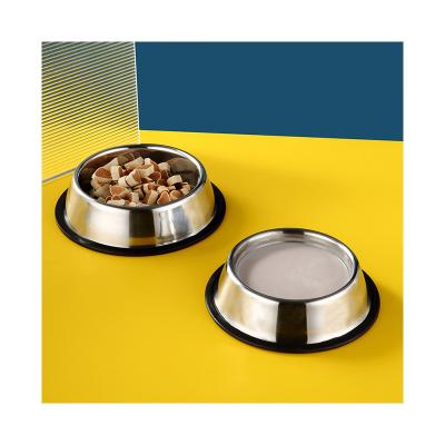 China 2023 Non-automatic Logo Colorful Stainless Steel Best Custom Wholesale Selling High Quality Pet Bowl Dog / Cat Bowl for sale