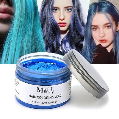 China Professional Hair Coloring DIY Salon Custom Colors Hair Care Styling Hair Dye Lightness Clay Temporary Cream Gel Hair Color Wax for sale