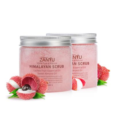 China Wholesale Organic Himalayan Salt Exfoliator Body Scrub Deep Cleansing Moisturizing Natural Vegan Bulk Organic Exfoliating Body Scrub for sale