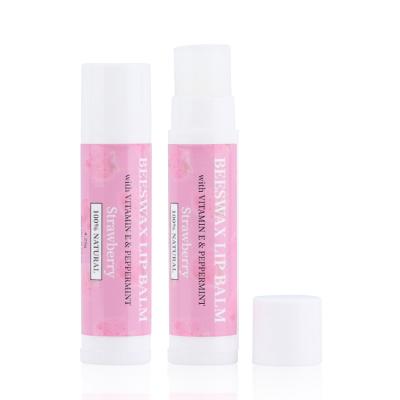 China OEM Organic Lips Private Label Sunscreen Lip Balm Moisturizer Natural Vegan Nourish With Strawberry Honey for sale