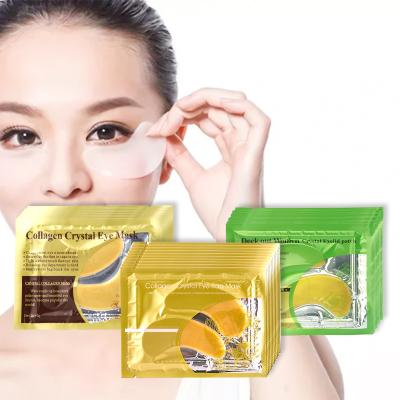 China Crystal Eye Sleeping Mask Gel 24k Gold Custom Collagen Anti-Puffiness Anti-Wrinkle Hydrogel Patch Under Eye Mask Patch for sale