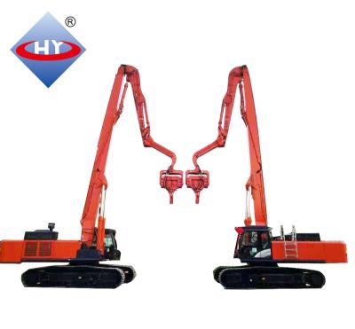 China Building Material Shops Manufacturer High Operating Efficiency Professional Excavator Pile Driving Boom for sale