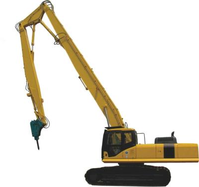 China Construction Material Shops 12-120 Ton Excavator Boom Demolition Extension Arm Long Reach Boom For 12T 20T 36T Excavator for sale