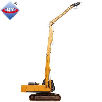 China Construction Material Stores Excavator Three Segment High Boom And Reach Arm Long For Demolition For Two Piece Long Segment Reach Boom for sale